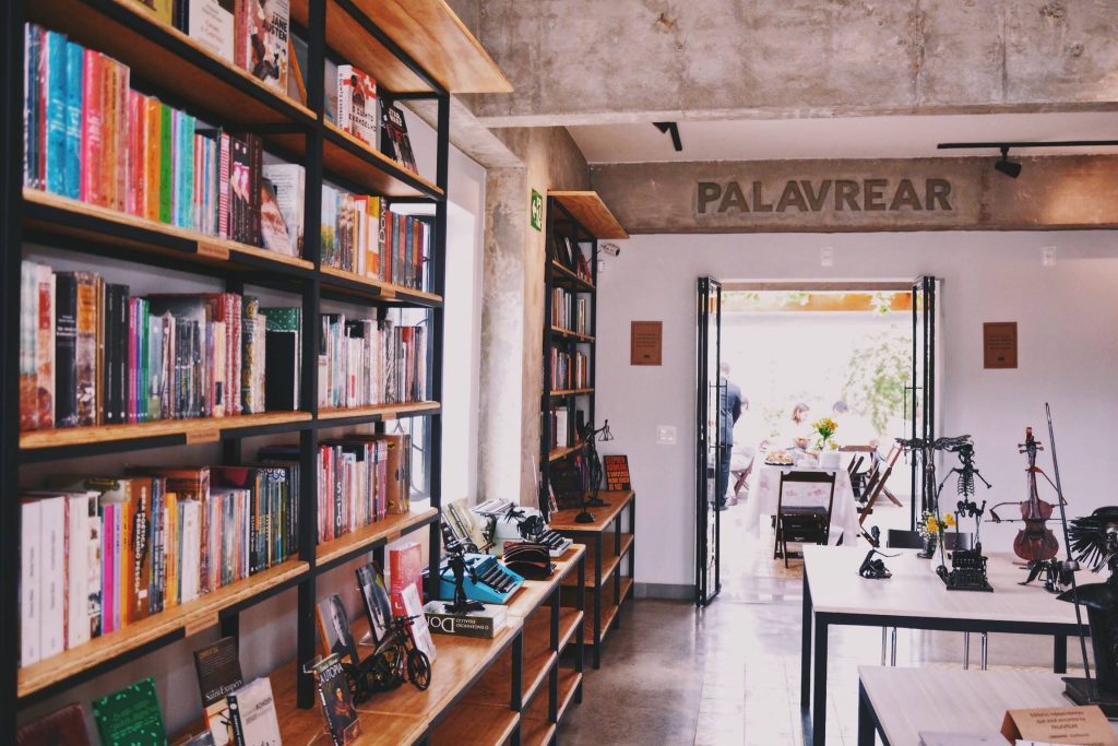 Livraria e cafeteria Palavrear no Setor Universitário, em Goiânia. (Foto: divulgação)