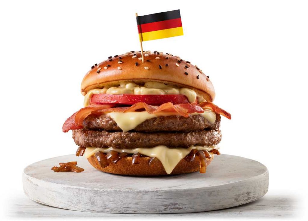 McAlemanha: McDonald's lança linha de sanduíches da Copa do Mundo | Foto: Divulgação