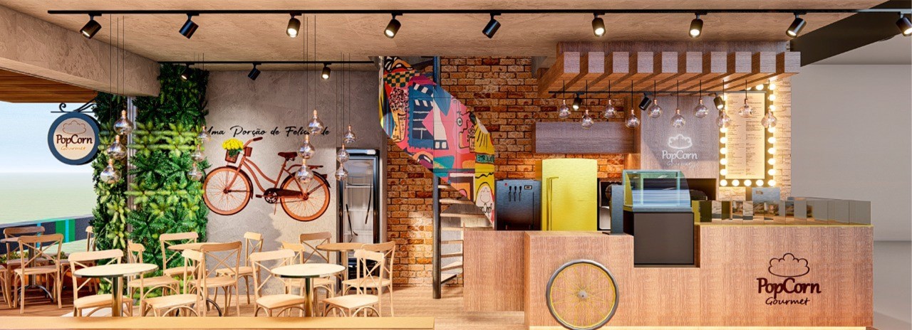 Franquia PopCorn Gourmet inaugura café e bistrô em shopping da capital